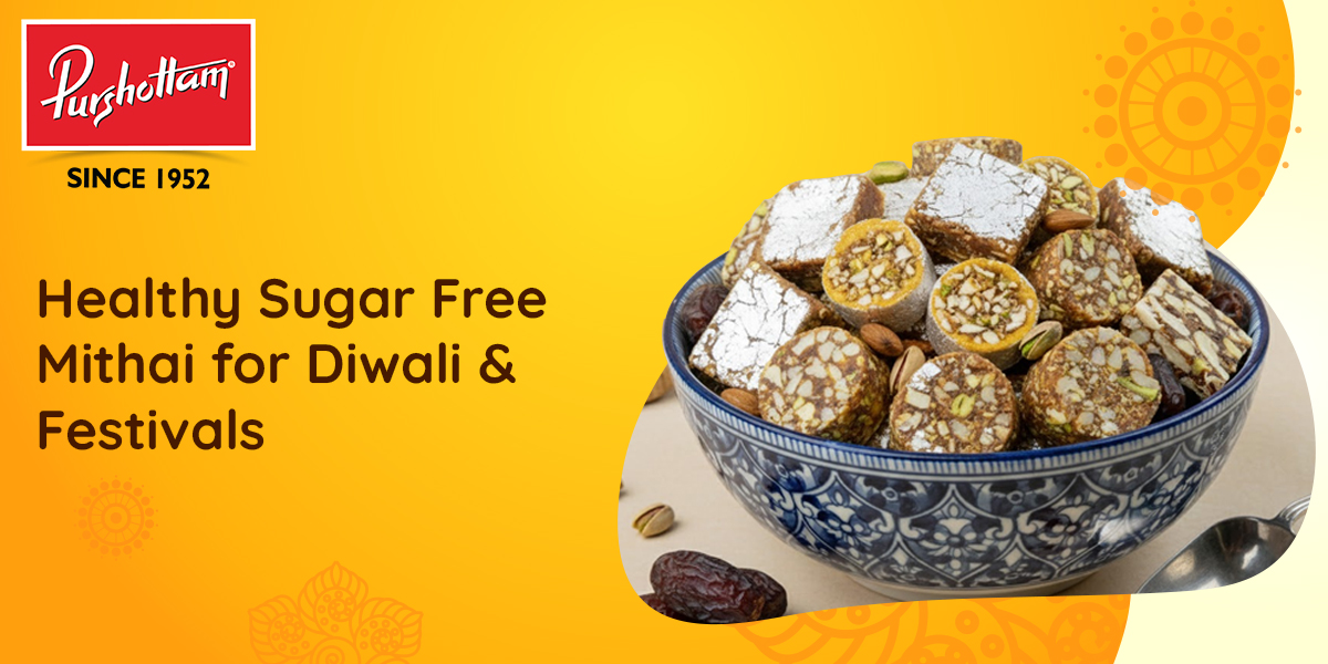 Healthy Sugar Free Mithai for Diwali & Festivals